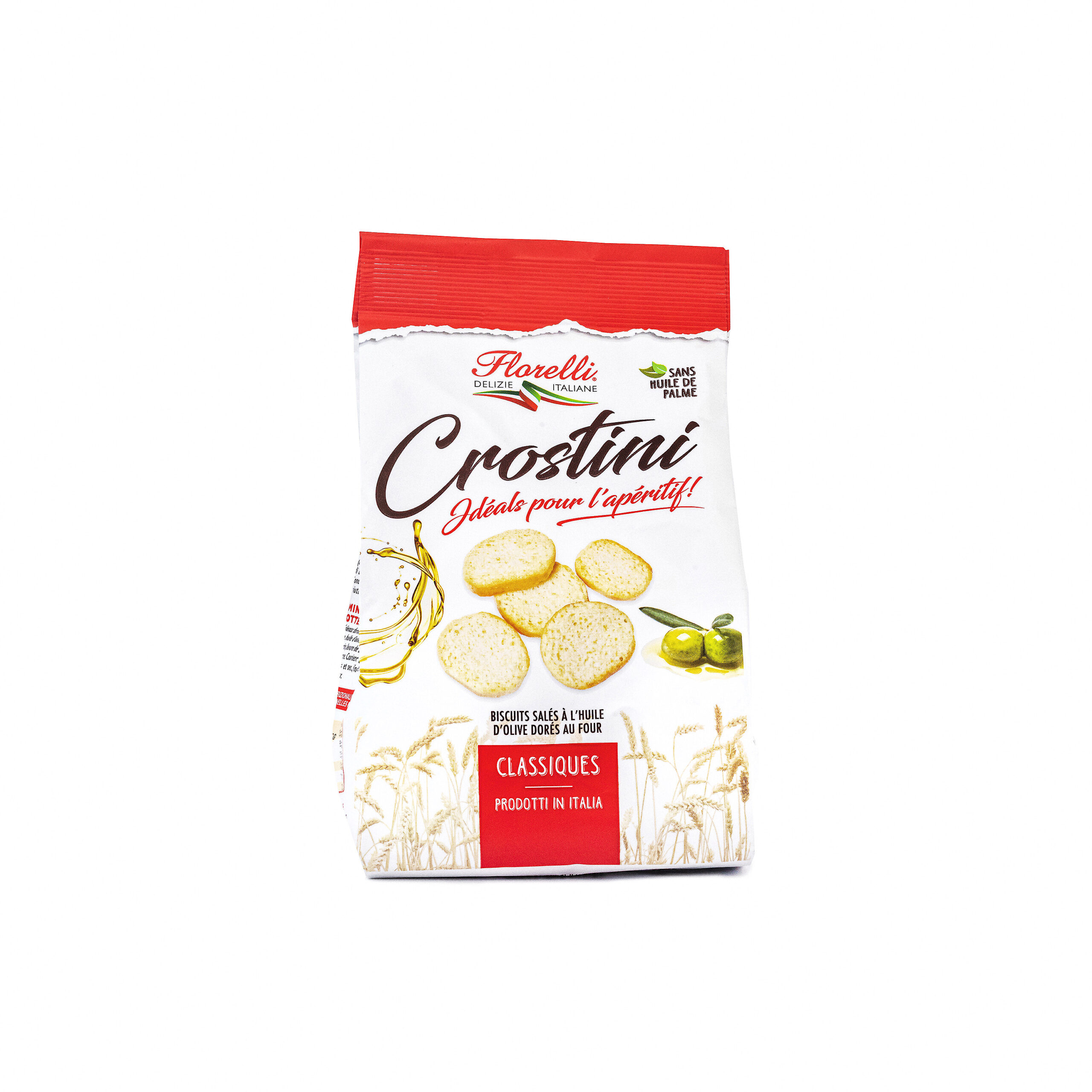 Crostini classiques à l’huile d’olive vierge extra