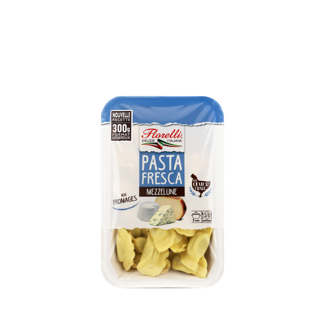 Pasta Fresca Mezzelune aux fromages