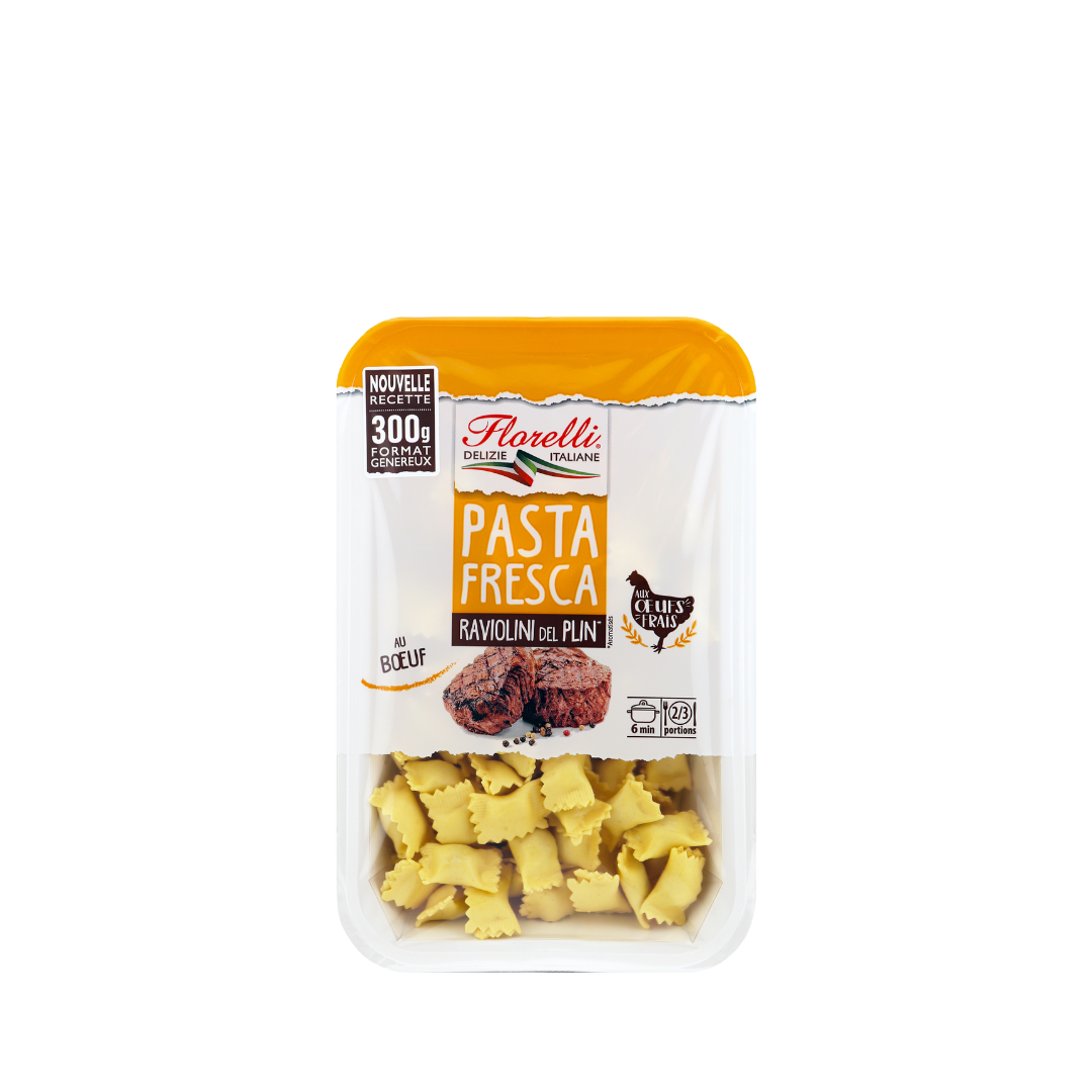 Pasta Fresca Plin au boeuf