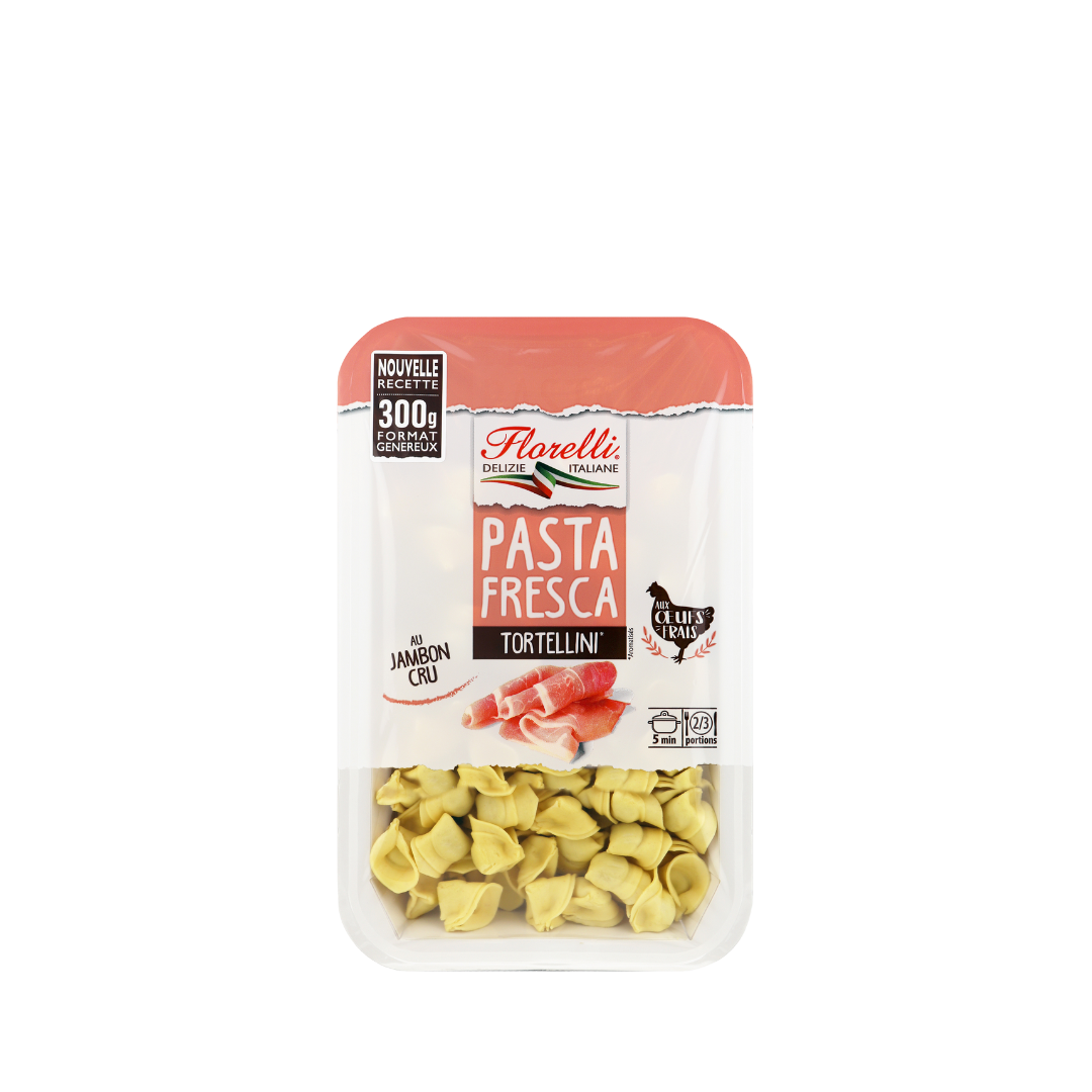 Pasta Fresca Tortellini jambon cru