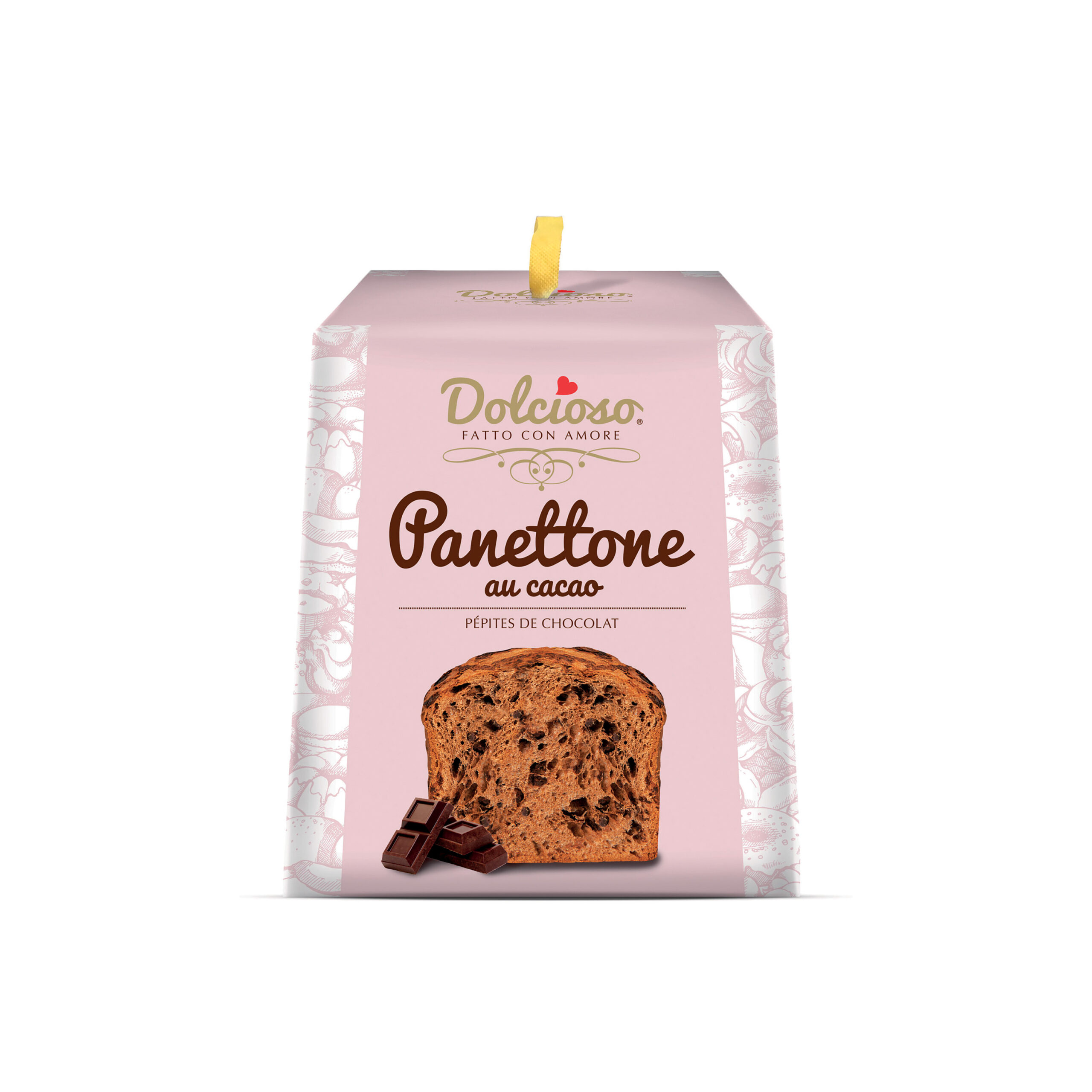 Panettone pur beurre chocolat 500g