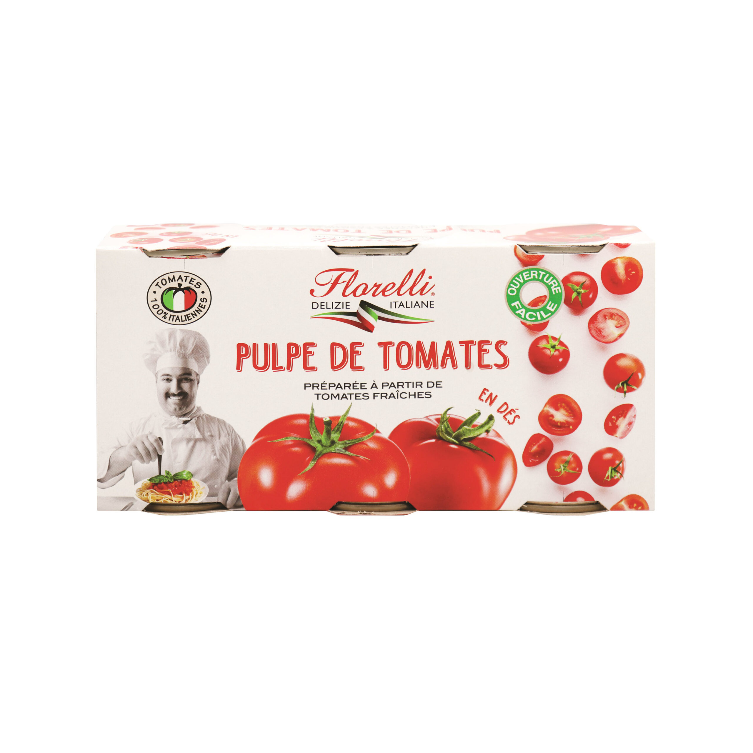 Pulpe de tomates 3x400g
