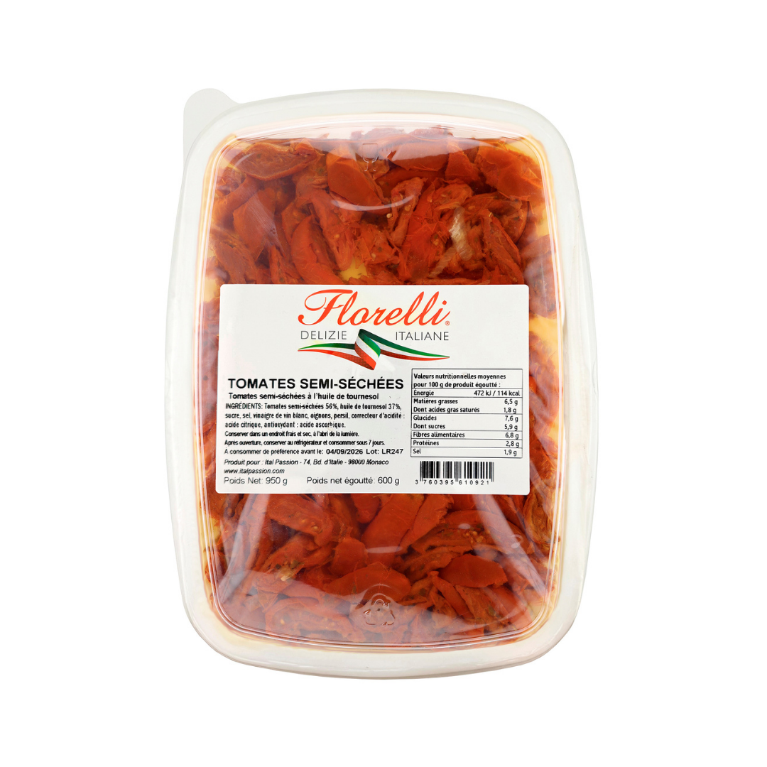 Tomates semi-séchées