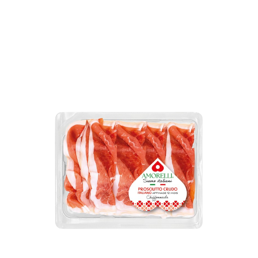 PROSCIUTTO CRUDO ITALIANO 12 MOIS CHIFFONNADE