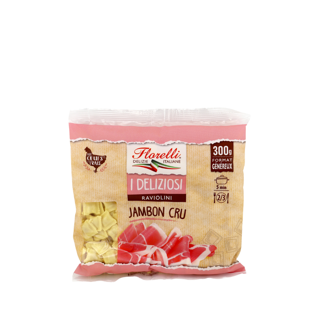 I Deliziosi Raviolini jambon cru